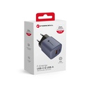 Forcell zidni adapter USB+USB C 33W