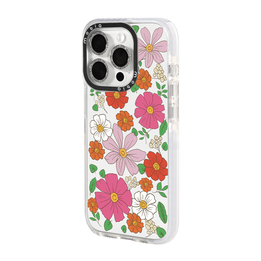 Maska Pattern Pink Flowers
