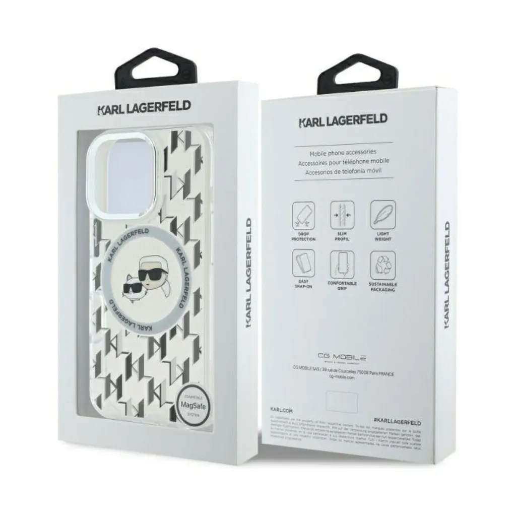 Karl Lagerfeld maska K&C Heads Monogram MagSafe 4.webp