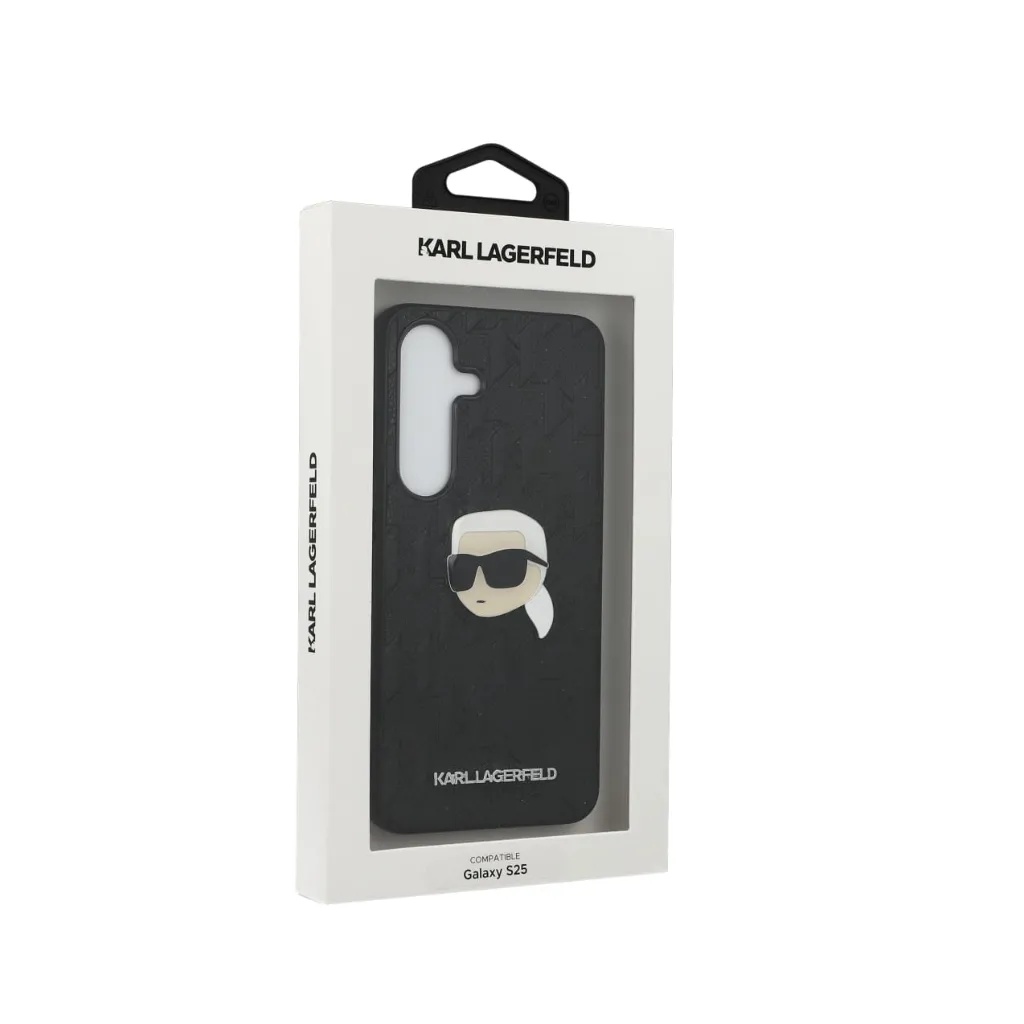 Karl Lagerfeld maska Monogram Choupette Head Pin Samsung S25 crno_4.webp