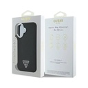 Guess maska MagSafe Grained Triangle Logo crna 5.webp