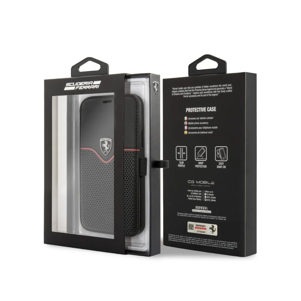 Ferrari preklopna maska Red Line Perforated Part_4.webp