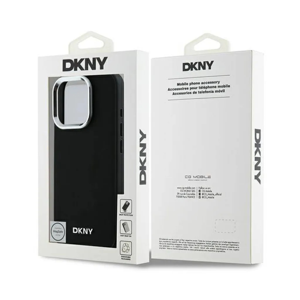 DKNY maska MagSafe Plain Silver Logo 5.webp