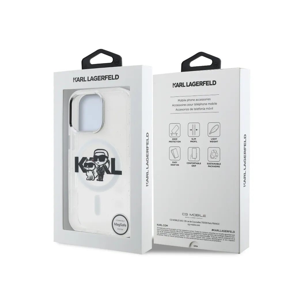 Karl Lagerfeld maska K&C Sketch Glitter MagSafe