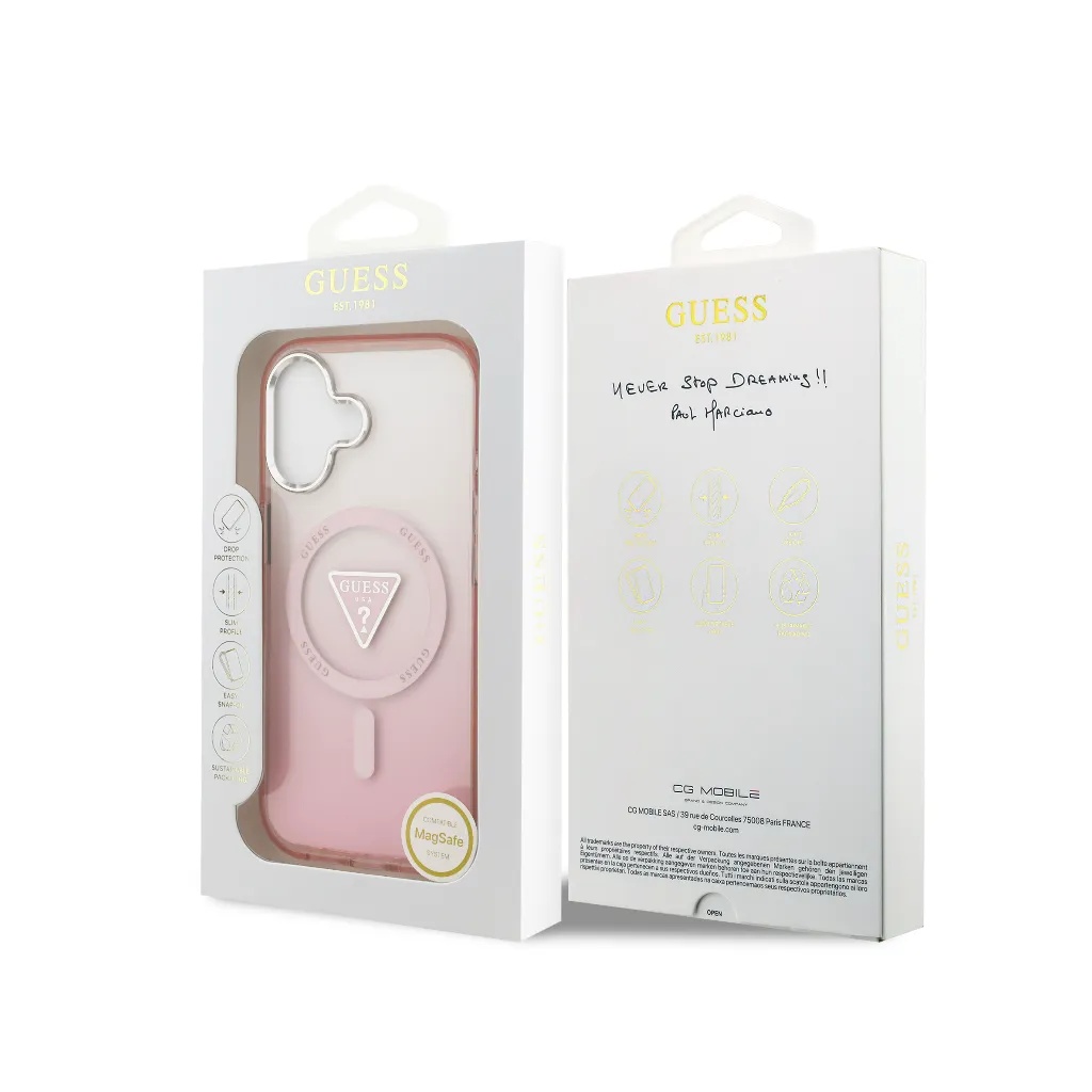 Guess maska MagSafe Gradient Print Triangle Logo