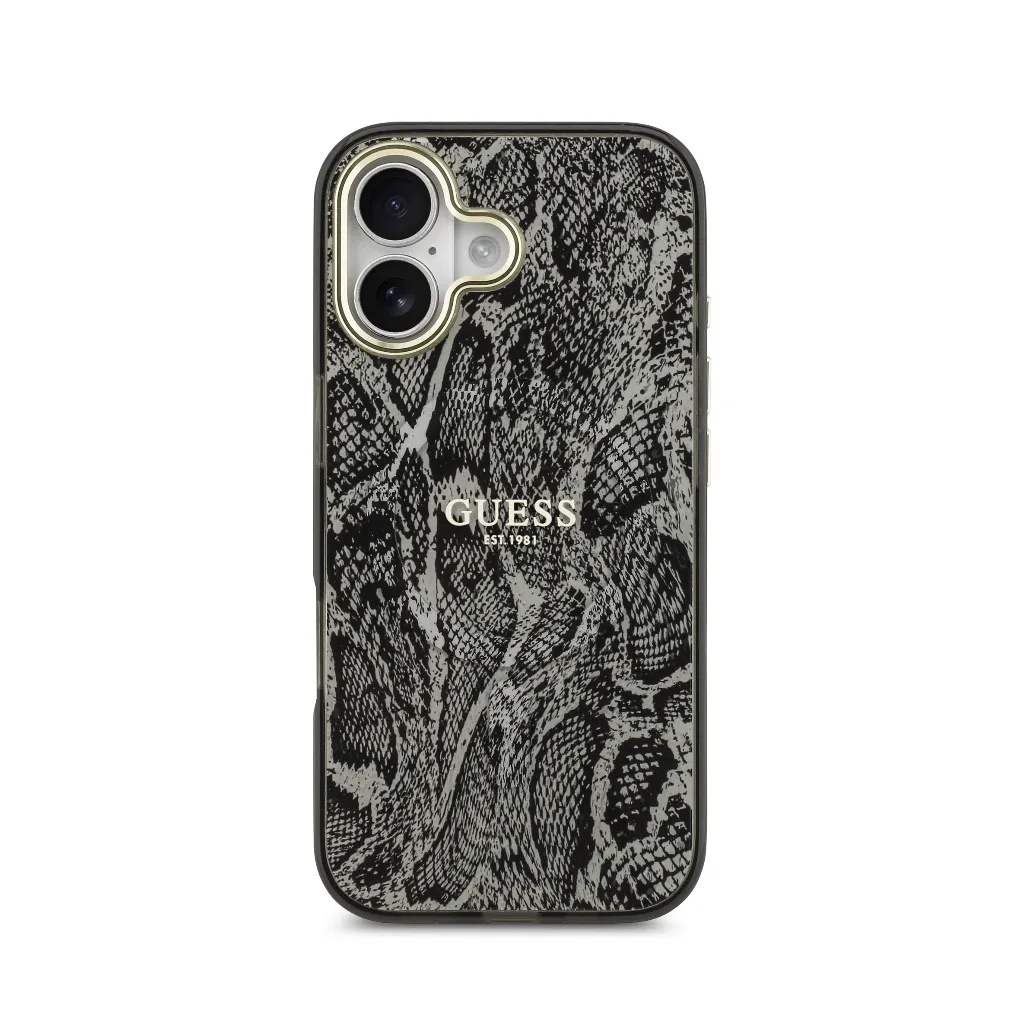 Guess maska MagSafe Python Pattern Camera Frame