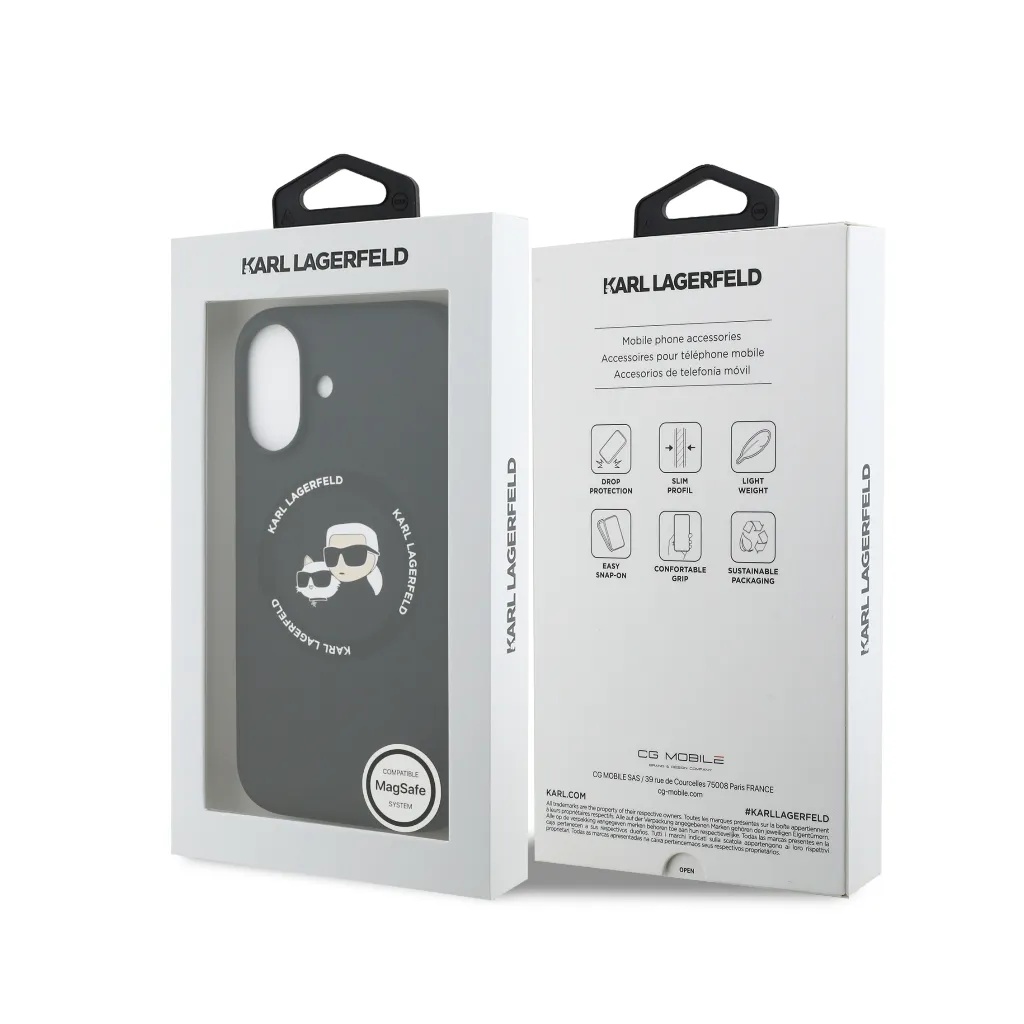 Karl Lagerfeld maska MagSafe K&C Heads Liquid