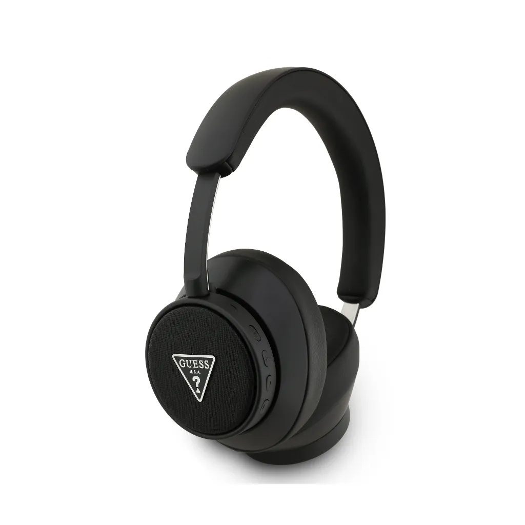 Guess slušalice Saffiano Triangle Metal Logo