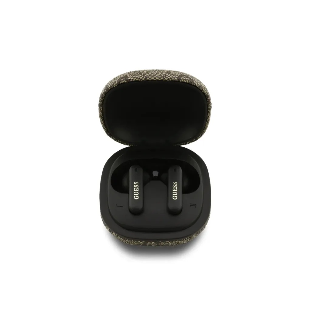 Guess slušalice TWS 4G Pattern Classic Metal Logo