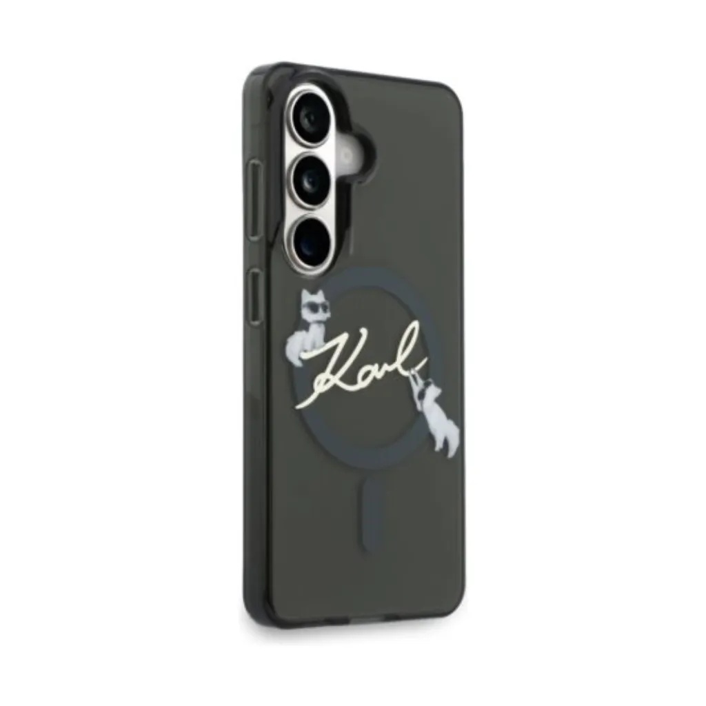 Karl Lagerfeld maska MagSafe Choupette Script Logo