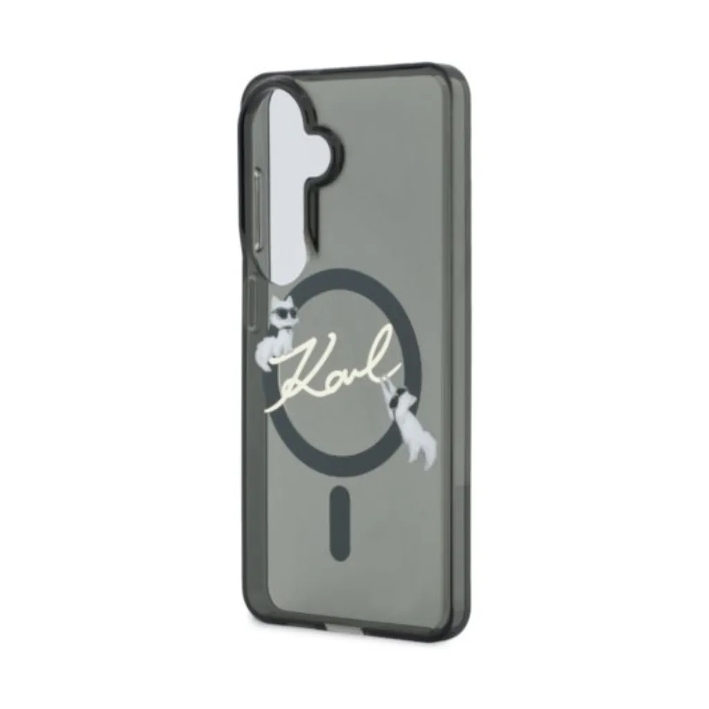 Karl Lagerfeld maska MagSafe Choupette Script Logo