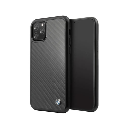 BMW maska Real Carbon Fiber (iPhone 11 Pro Max, crno)