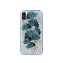 Phone Case Golden Particles Ginkgo Leaves
