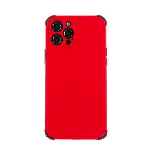 Silicone Case Contrast Corner (iPhone 12 Pro Max, red)