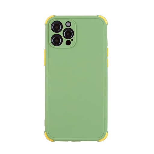Silicone Case Contrast Corner (iPhone 12 Pro Max, green)