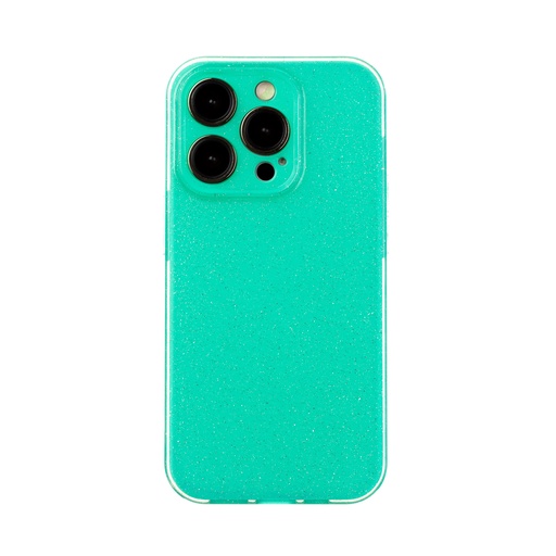 Silicone Case Shine (iPhone 13 Pro, green)