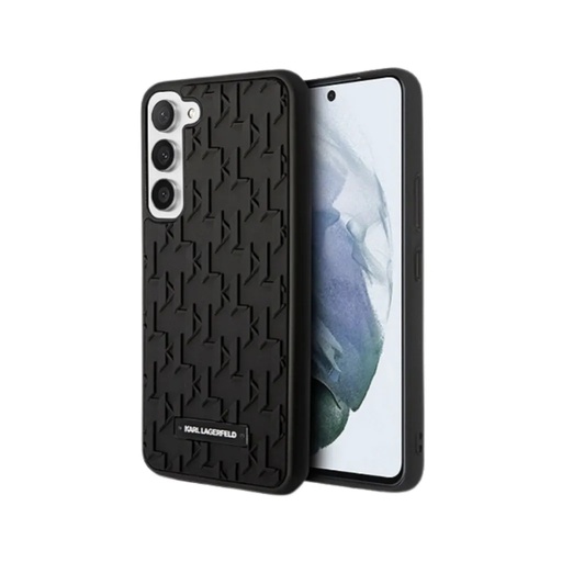 Karl Lagerfeld Phone Case 3D Rubber Monogram (Samsung S23, black)