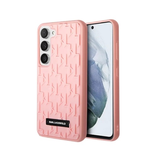 Karl Lagerfeld Phone Case 3D Rubber Monogram (Samsung S23, pink)