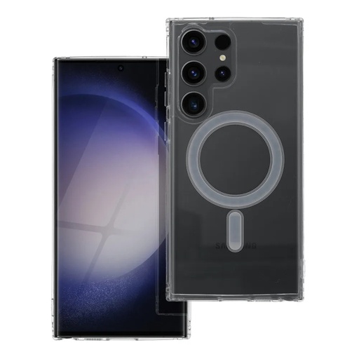 Silicone Case MagSafe Transparent (Samsung S23 Ultra, transparent)