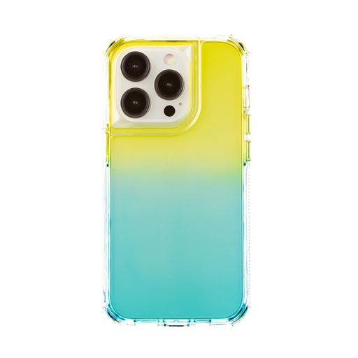 Phone Case Bumper Gradient (Samsung A34, green/yellow)