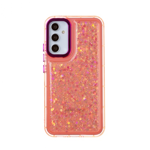 Phone Case Pillow Effect Glitter (Samsung A14 5G, pink)