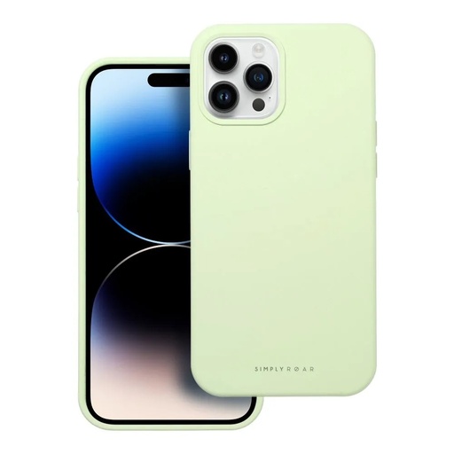 Silicone Case Roar Cloud (iPhone 15, green)