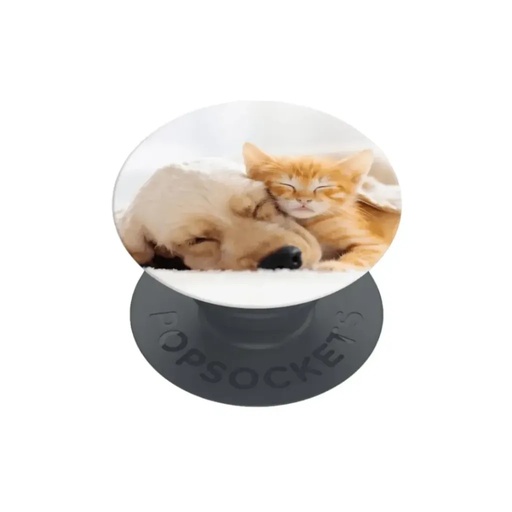 PopSockets Phone Holder Cat & Dog (white)