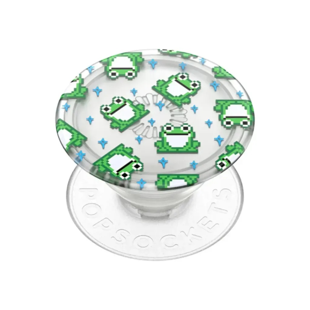 PopSockets držač za mobitel PlantCore 8 Bit Frogs