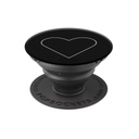PopSockets Phone Holder White Heart Black
