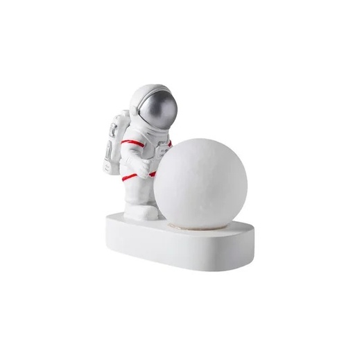 Night Light Moon Astronaut (white)