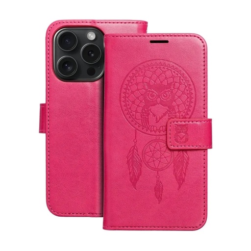 Bookcase Mezzo Dreamcatcher (Samsung A25, dark pink)