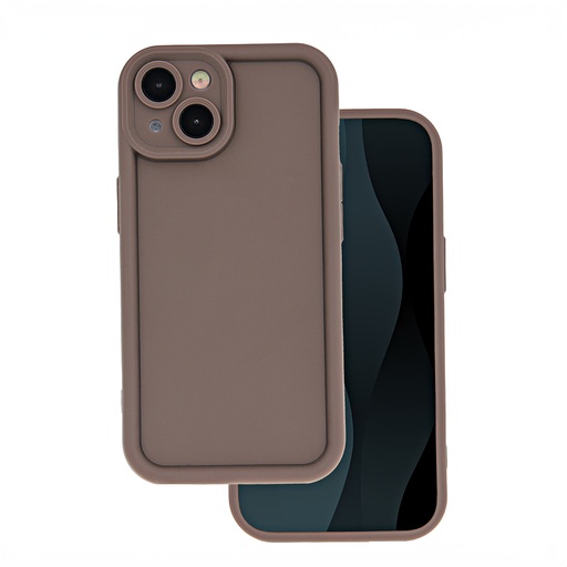 Silicone Case Rim (Samsung A54, brown)
