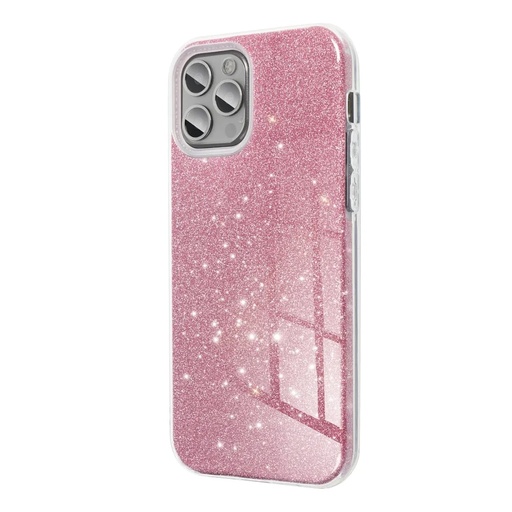Phone Case 3in1 Glitter Pink (Samsung S24+, pink)