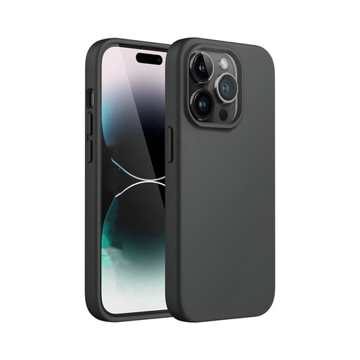 Silikonska maska Liquid (iPhone 15, crno)