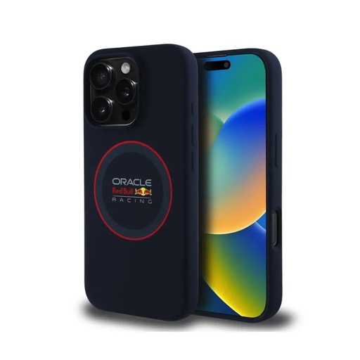 Red Bull maska MagSafe Red Ring Liquid (iPhone 16, tamno plavo)