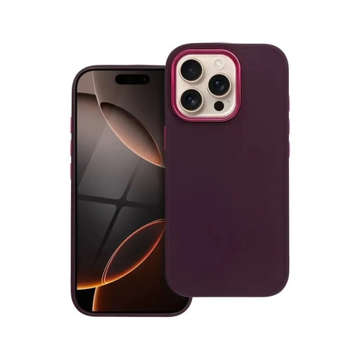 Maska Metal Lens Frame (Samsung S25 Ultra, bordo)