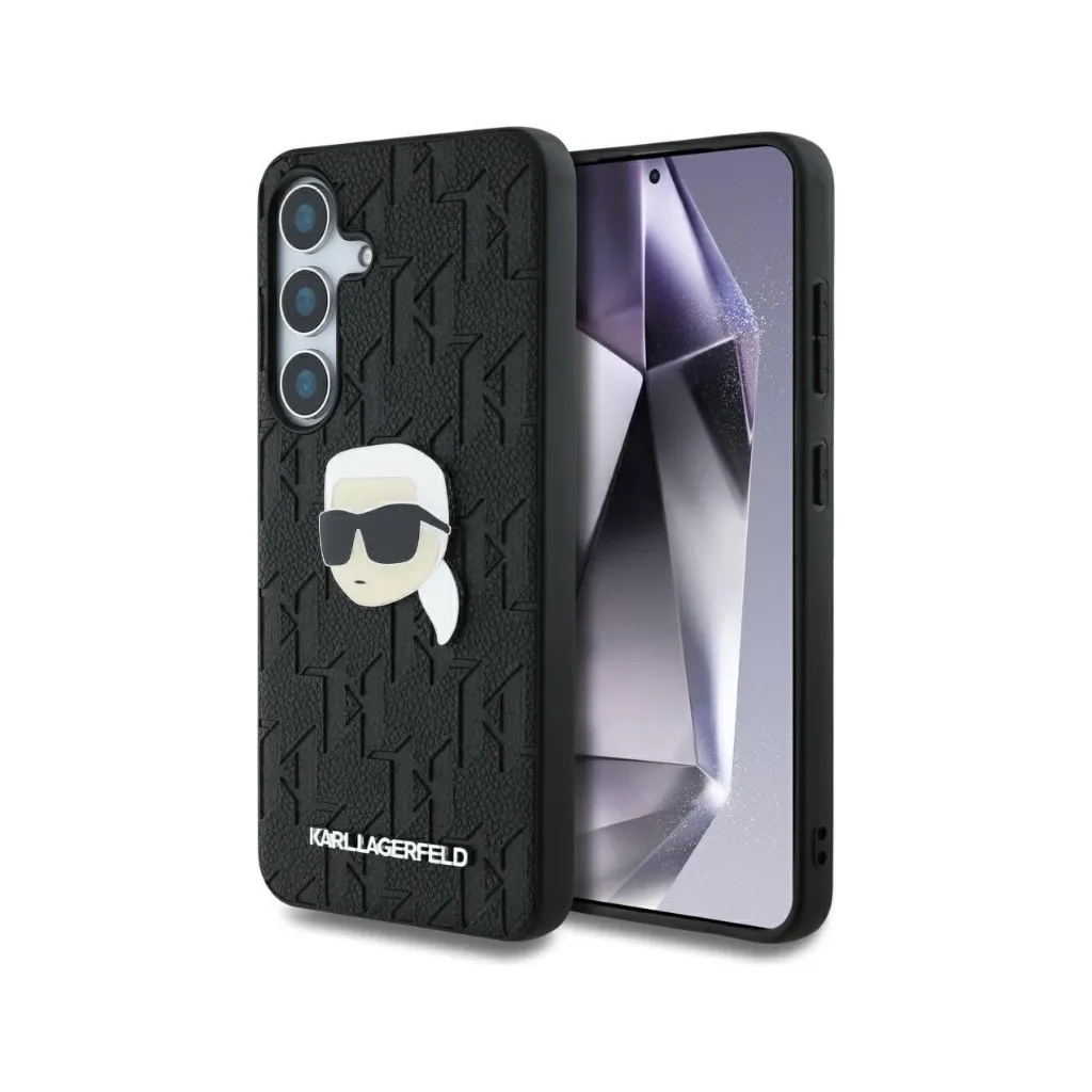 Karl Lagerfeld Phone Case Monogram Karl Head Pin