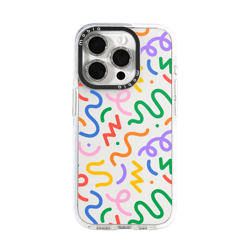 Maska Pattern Confetti (iPhone 15 Pro Max, prozirno)