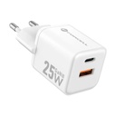 Forcell Wall Adapter USB+USB C 25W