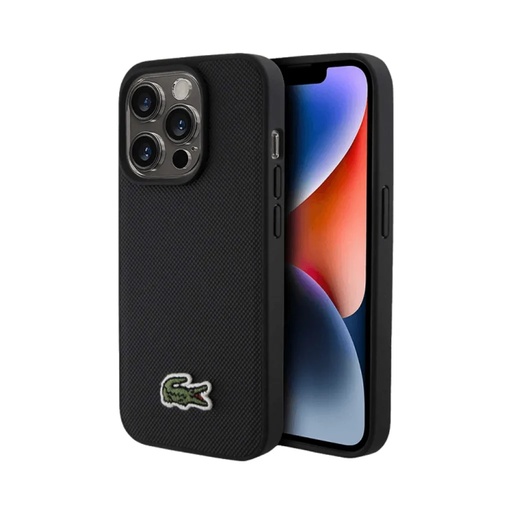 Lacoste maska MagSafe Woven Petit Logo (iPhone 17 Pro, tamno zeleno)