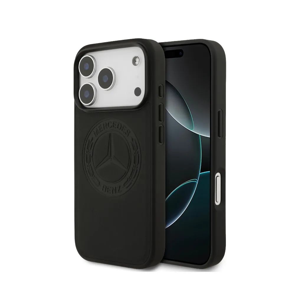 Mercedes-Benz Phone Case MagSafe Vintage Logo Leather