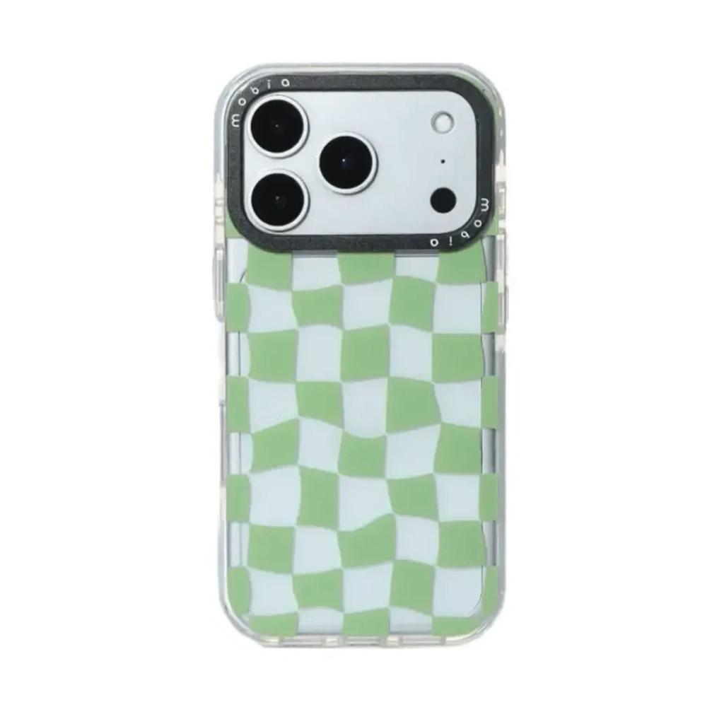 Phone Case Pattern Green Checker