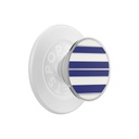 PopSockets Phone Holder MagSafe Round Enamel Nautical Stripe