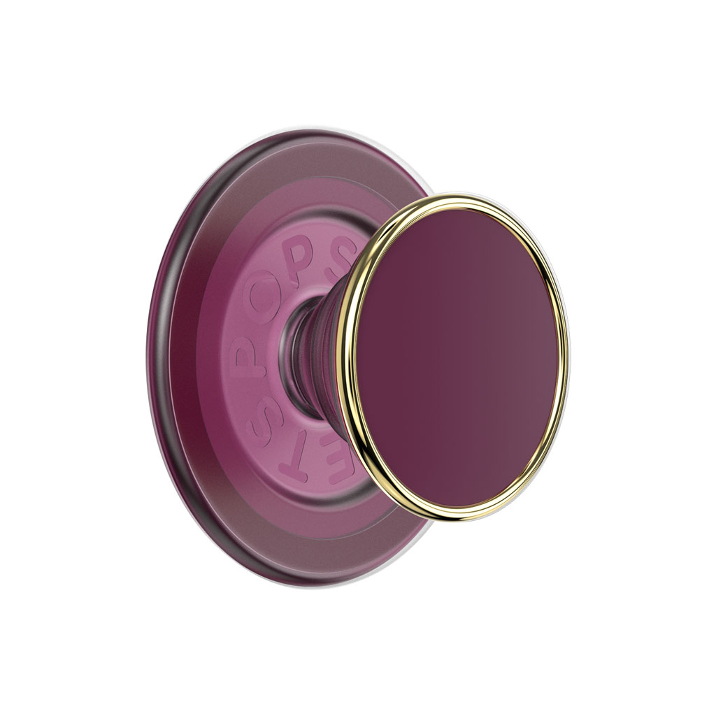 PopSockets Phone Holder MagSafe Round Enamel Red Wine