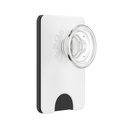 PopSockets Phone Holder MagSafe White Clear Wallet