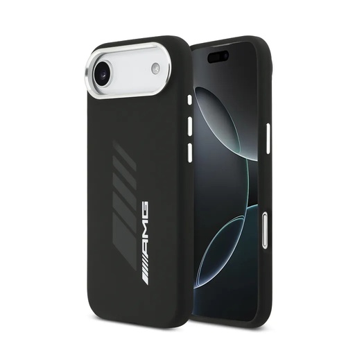 AMG Phone Case MagSafe Oversize Rhombs Liquid (iPhone 17 Air, black)