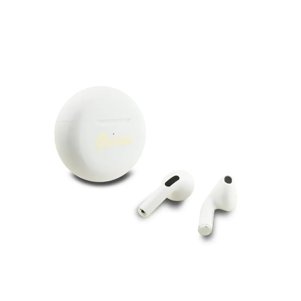 Guess slušalice TWS Round Printed Script Logo