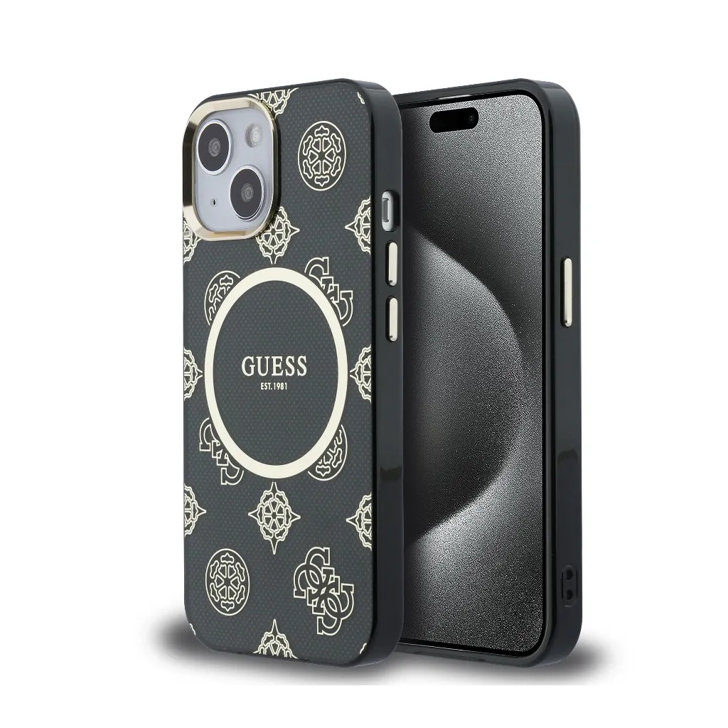 Guess Phone Case MagSafe Peony Dot Print