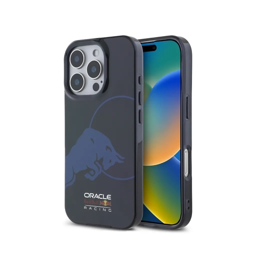 Red Bull maska MagSafe Bull Transparent (iPhone 16 Pro, tamno plavo)