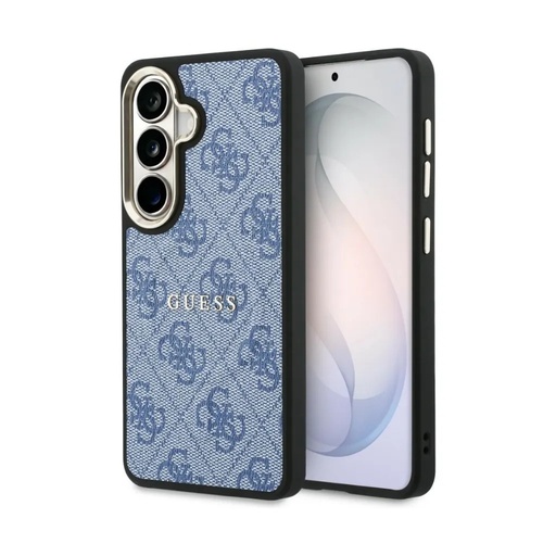 Guess maska MagSafe 4G Pattern Camera Frame (Samsung S26, plavo)